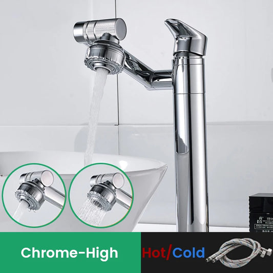 1080 Degree Basin Faucet Kitchen Sink Faucet Bathroom Faucet Mixer Aerator 2 In 1 Black Tap Heated Faucet Gourmet Mixer Tapware