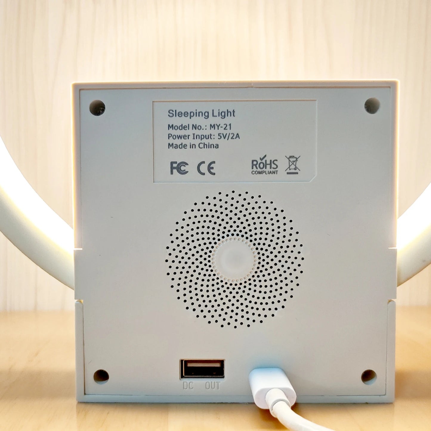 Sunrise Alarm Clock White Noise Sound Machine Snooze Digital Alarm Clock Gradual Wake Up Light Bedroom Decor Gifts for Women