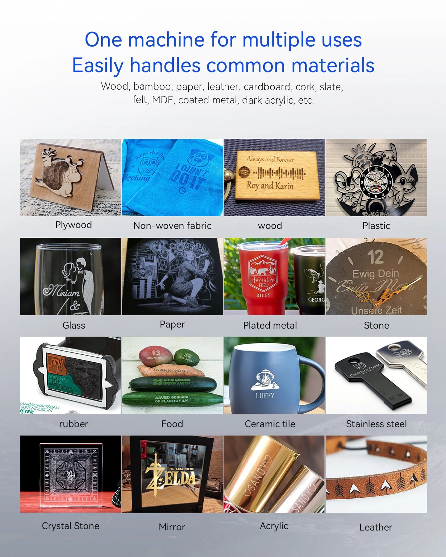 New ATOMSTACK SWIFT 7W Portable Laser Engraver DIY Laser Cut Engraving Machine Engrave Logo Wood Painted Acrylic Glass Leather