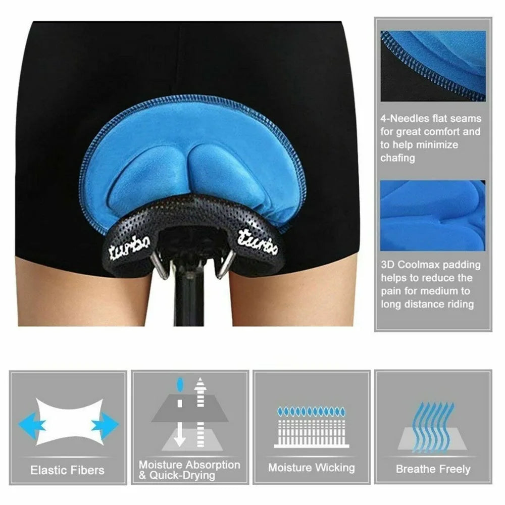 NONECN 3D Gel Padded Cycling Shorts For Men And Women