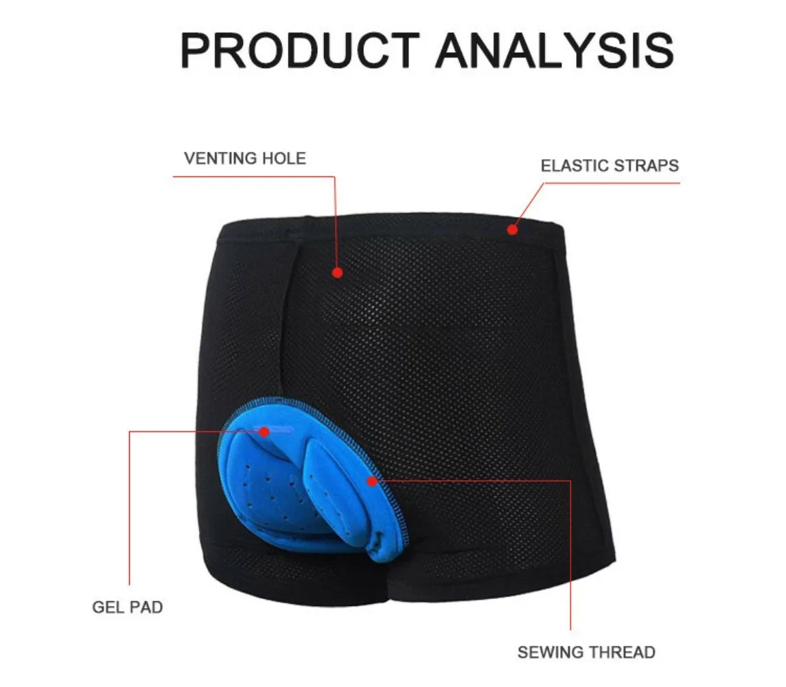 NONECN 3D Gel Padded Cycling Shorts For Men And Women