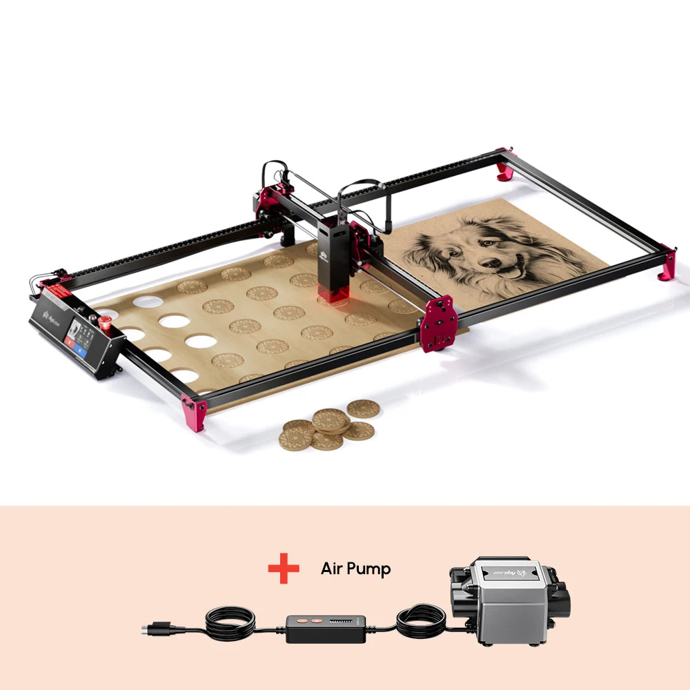 AlgoLaser DIY KIT MK2 10W Touch Screen 400X850MM Large Area Woodworking for Wood Metal Crafting Customized Gift Batch Production