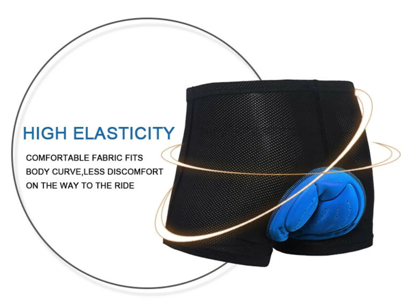 NONECN 3D Gel Padded Cycling Shorts For Men And Women
